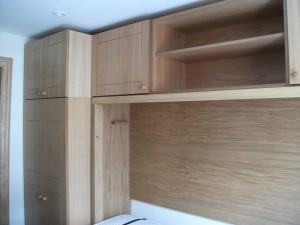 DSCF00171-300x225 Large Double in Light Oak with matching Top Box and Wardrobe